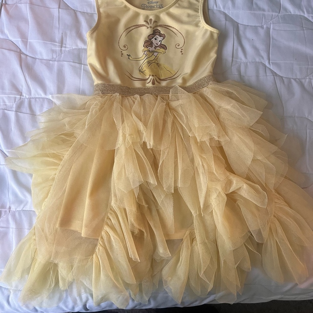 Disney Belle Kids Costume - Golden Yellow